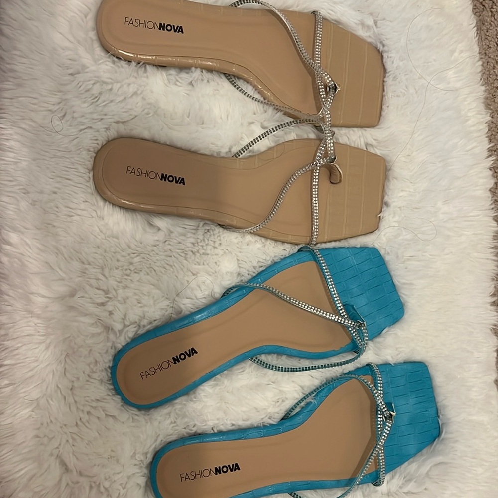 Flat sandals size 8 - 2 pairs